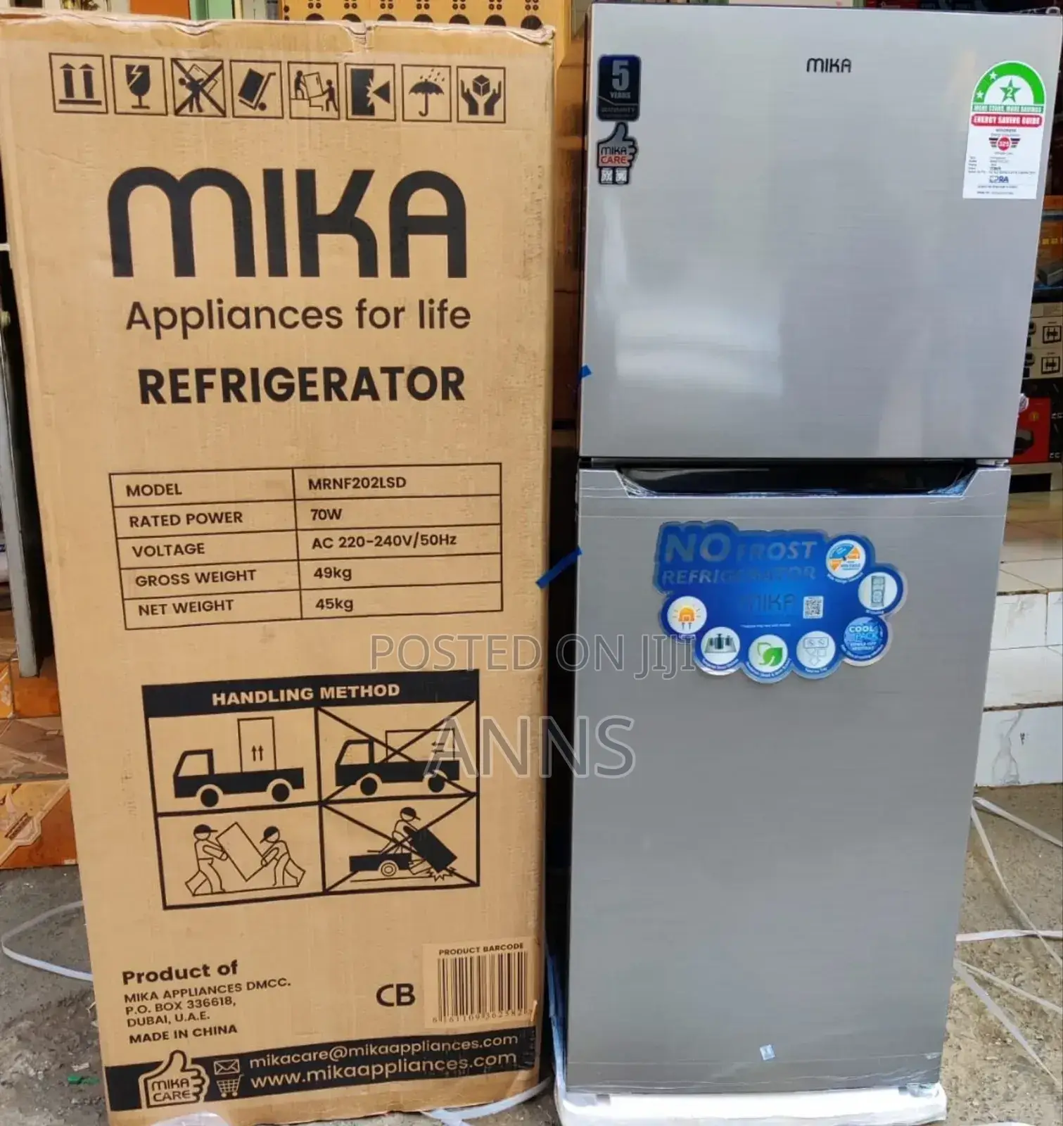 Mika 168litre Fridge