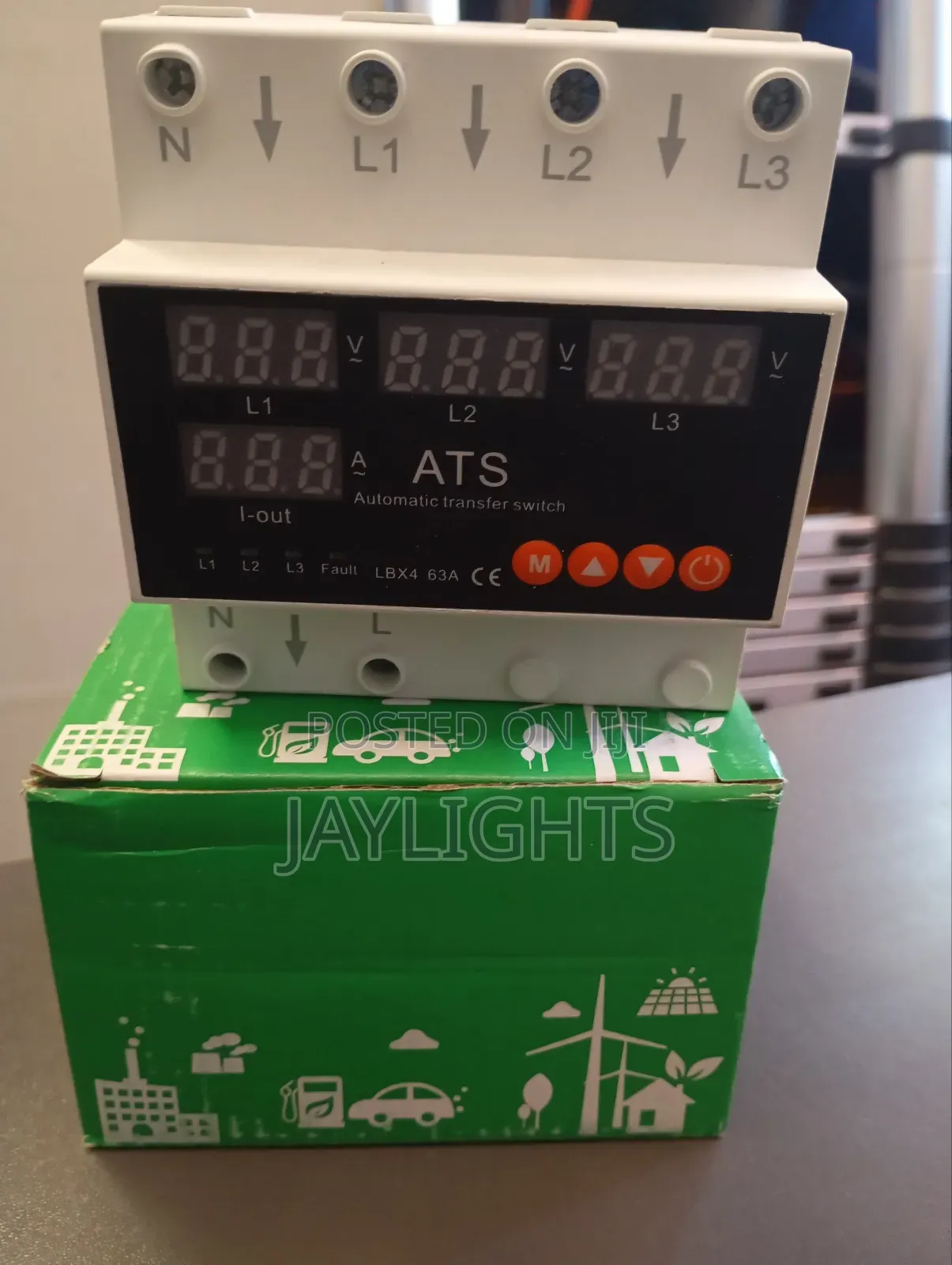 Phase Selector Uninterrupted Power 100A Changeover Switch