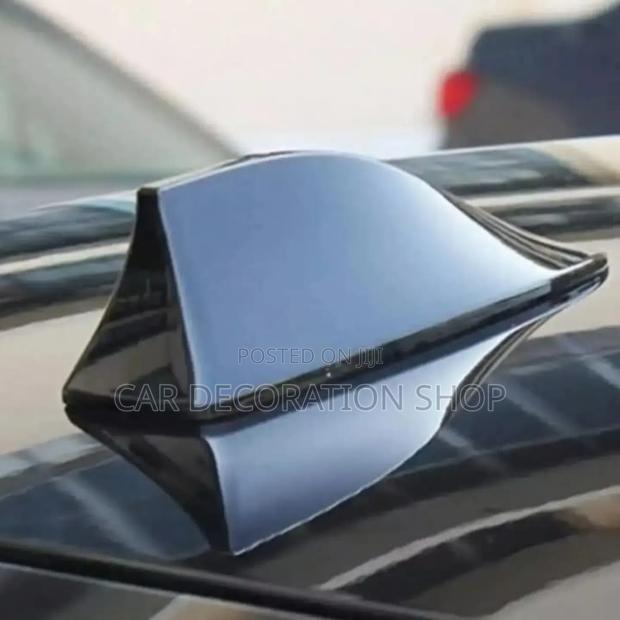 Black Roof Decoration Shark Fin Antenna Self Adhesive
