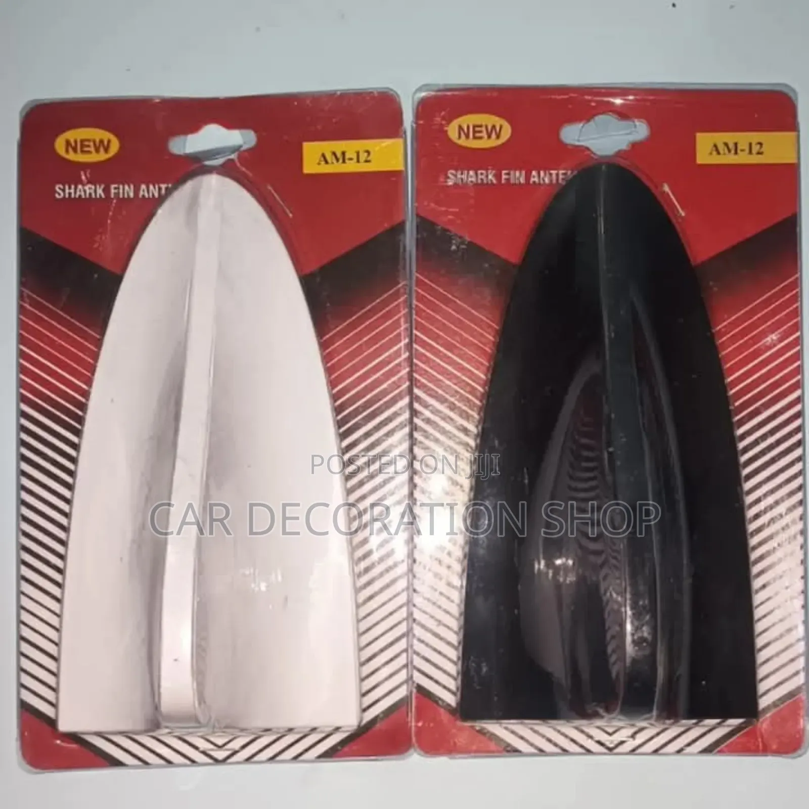 Black Roof Decoration Shark Fin Antenna Self Adhesive