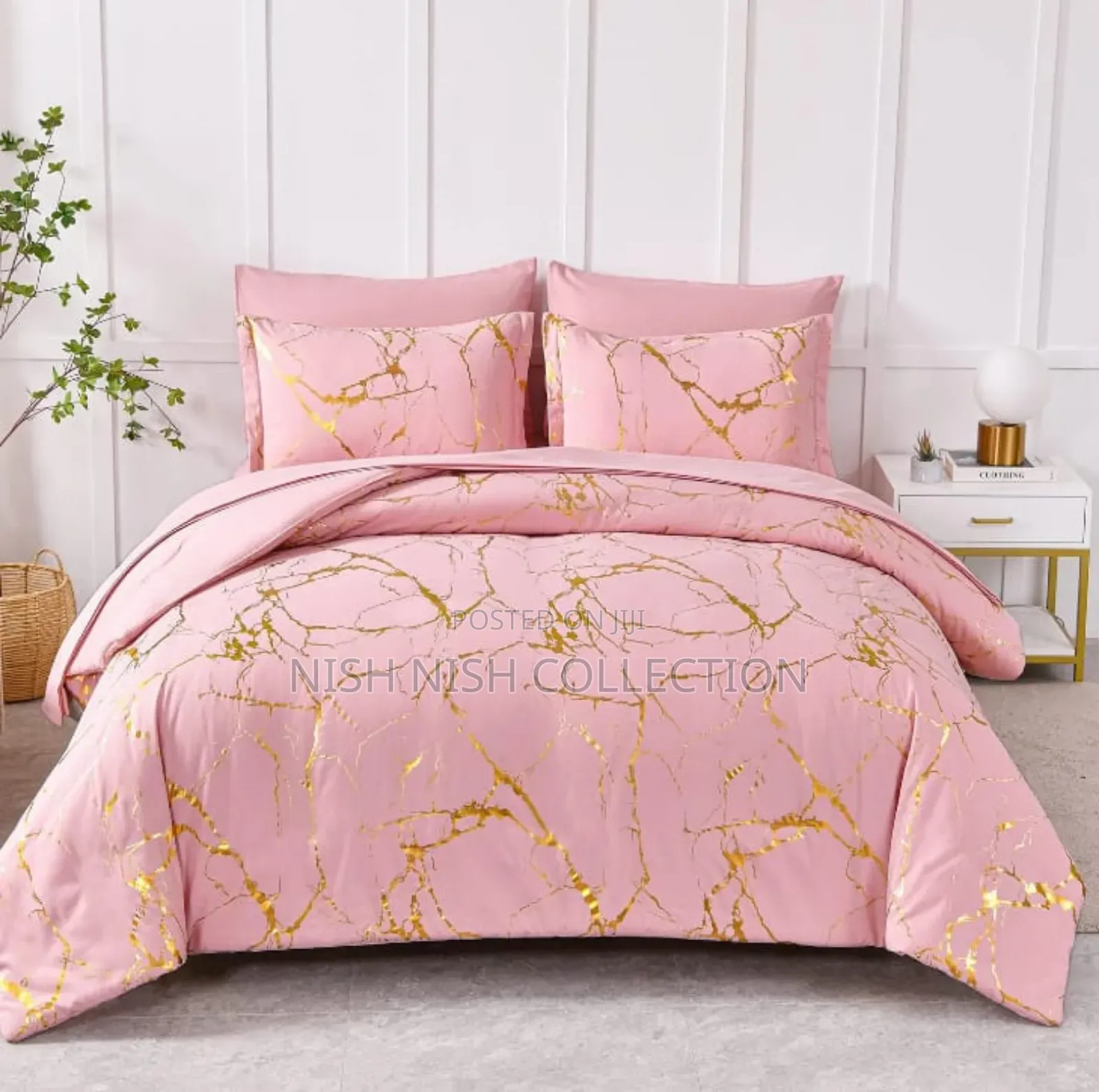 6*7 Embossed Flower Duvet Cover