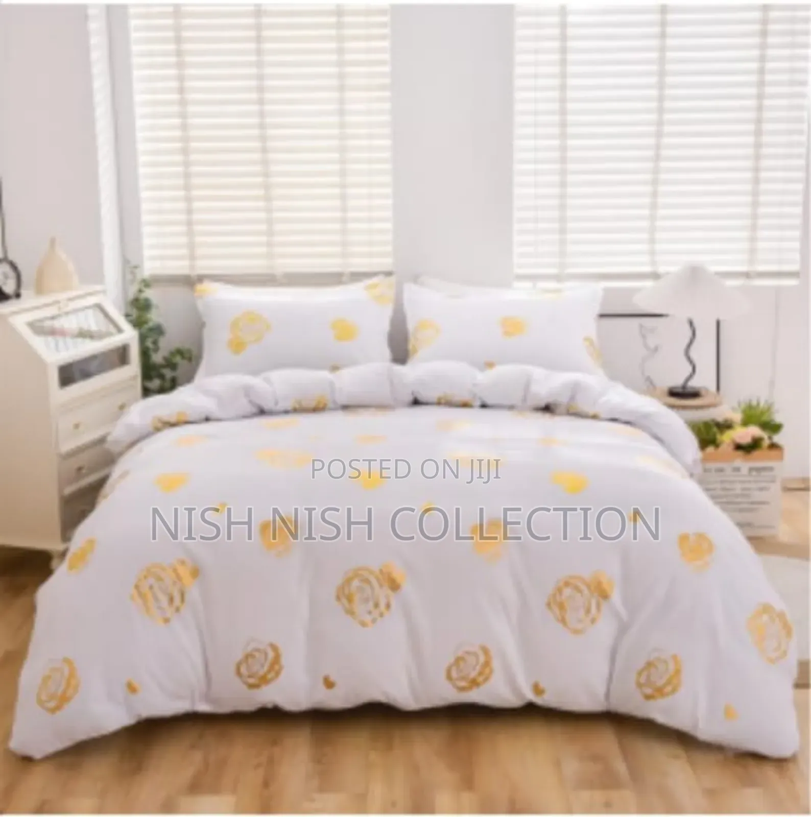6*7 Embossed Flower Duvet Cover