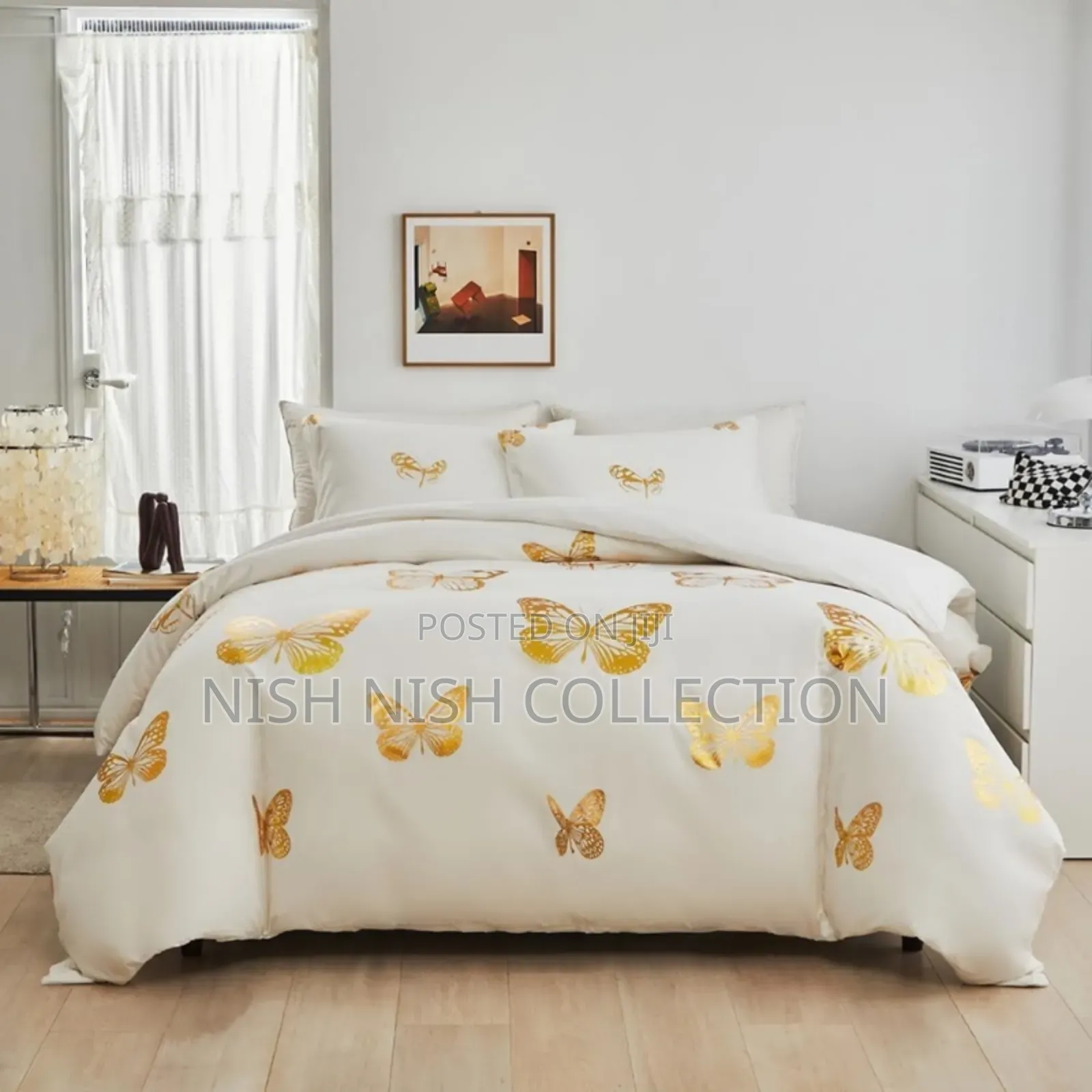 6*7 Embossed Flower Duvet Cover