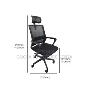 Office Chairs: Rotatable High Back Mesh Office Study Chair
