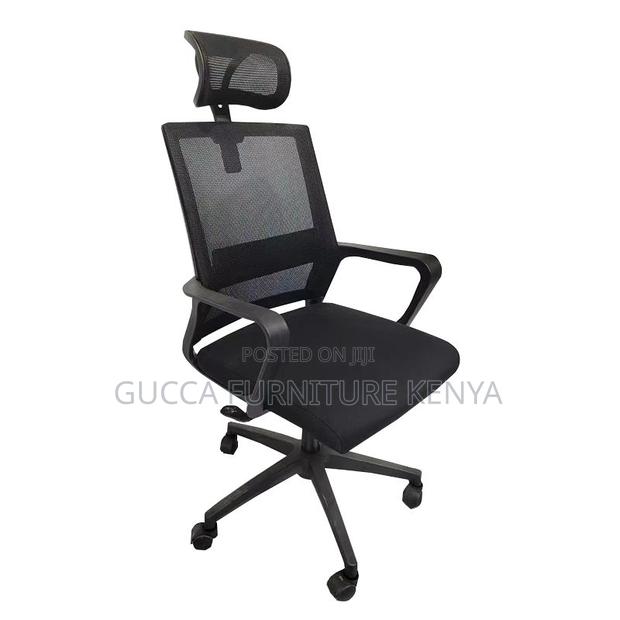 Office Chairs: Rotatable High Back Mesh Office Study Chair - thumbnail 4