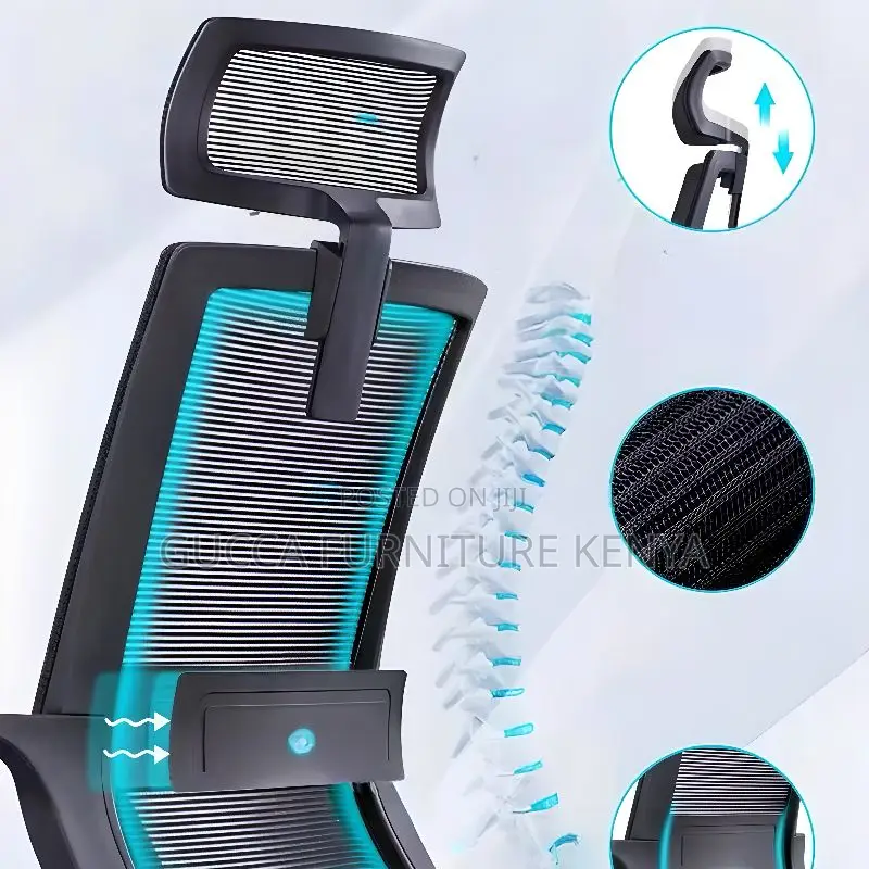 Office Chairs: Rotatable High Back Mesh Office Study Chair