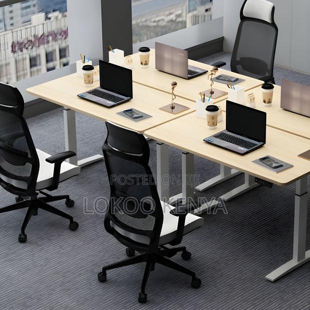 Office Desk: Powered Adjustable Standing Office Desk - thumbnail 5