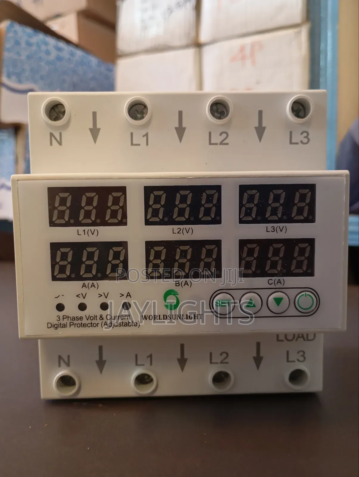 DIN Rail 63A Avs-63 Under Over Voltage Monitor Adjust