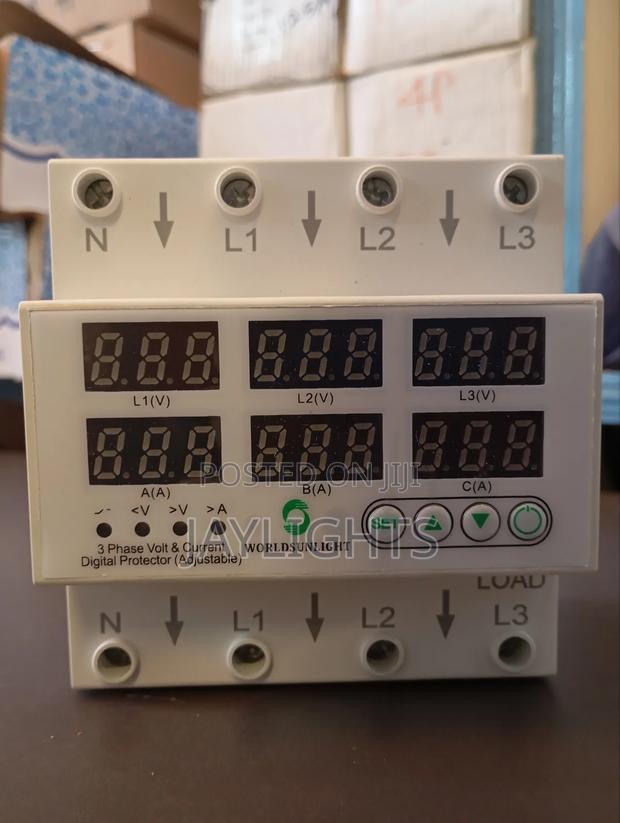 DIN Rail 63A Avs-63 Under Over Voltage Monitor Adjust
