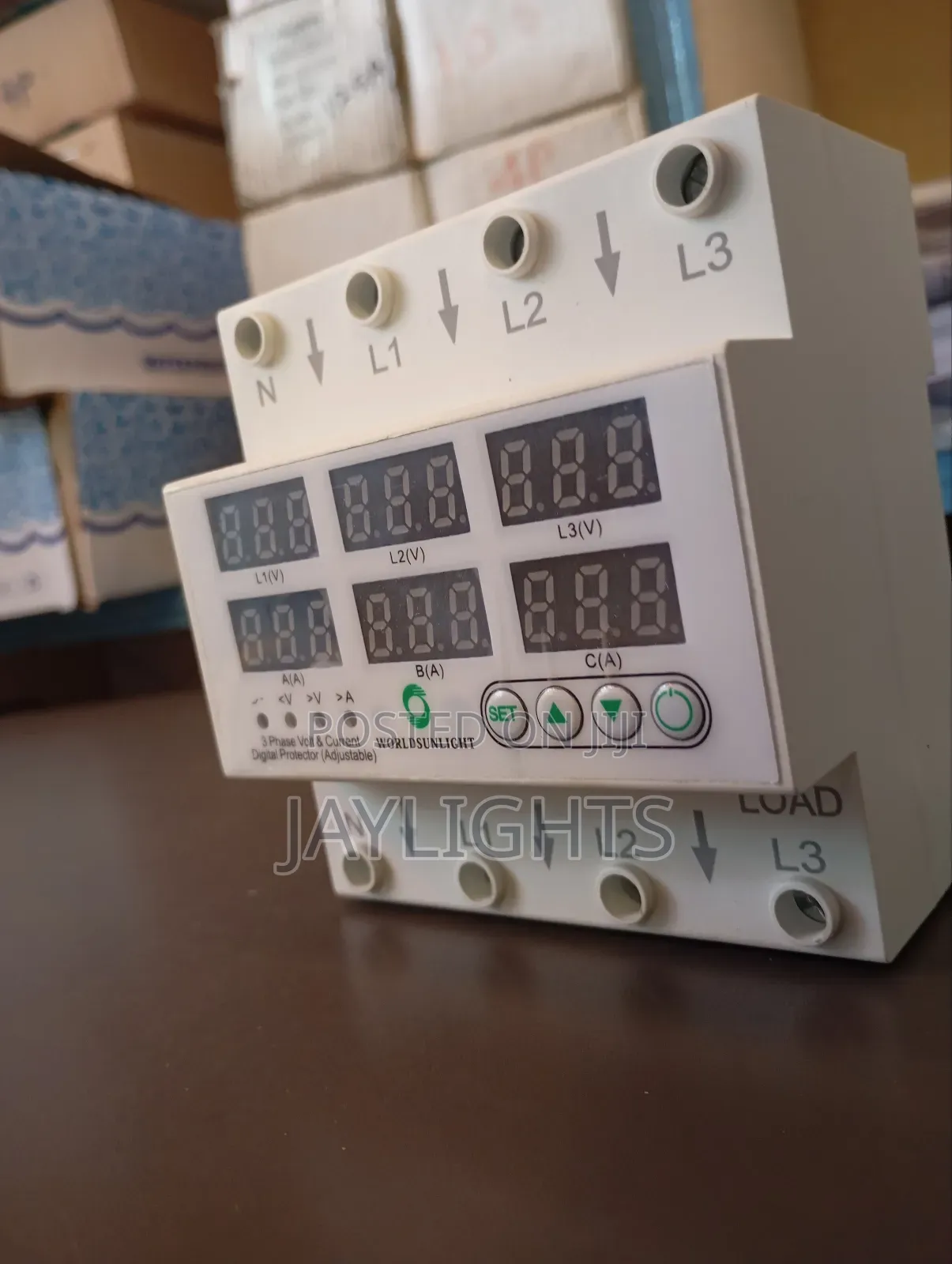 Three Phases Avs-63a Under Over Voltage Adjust Control