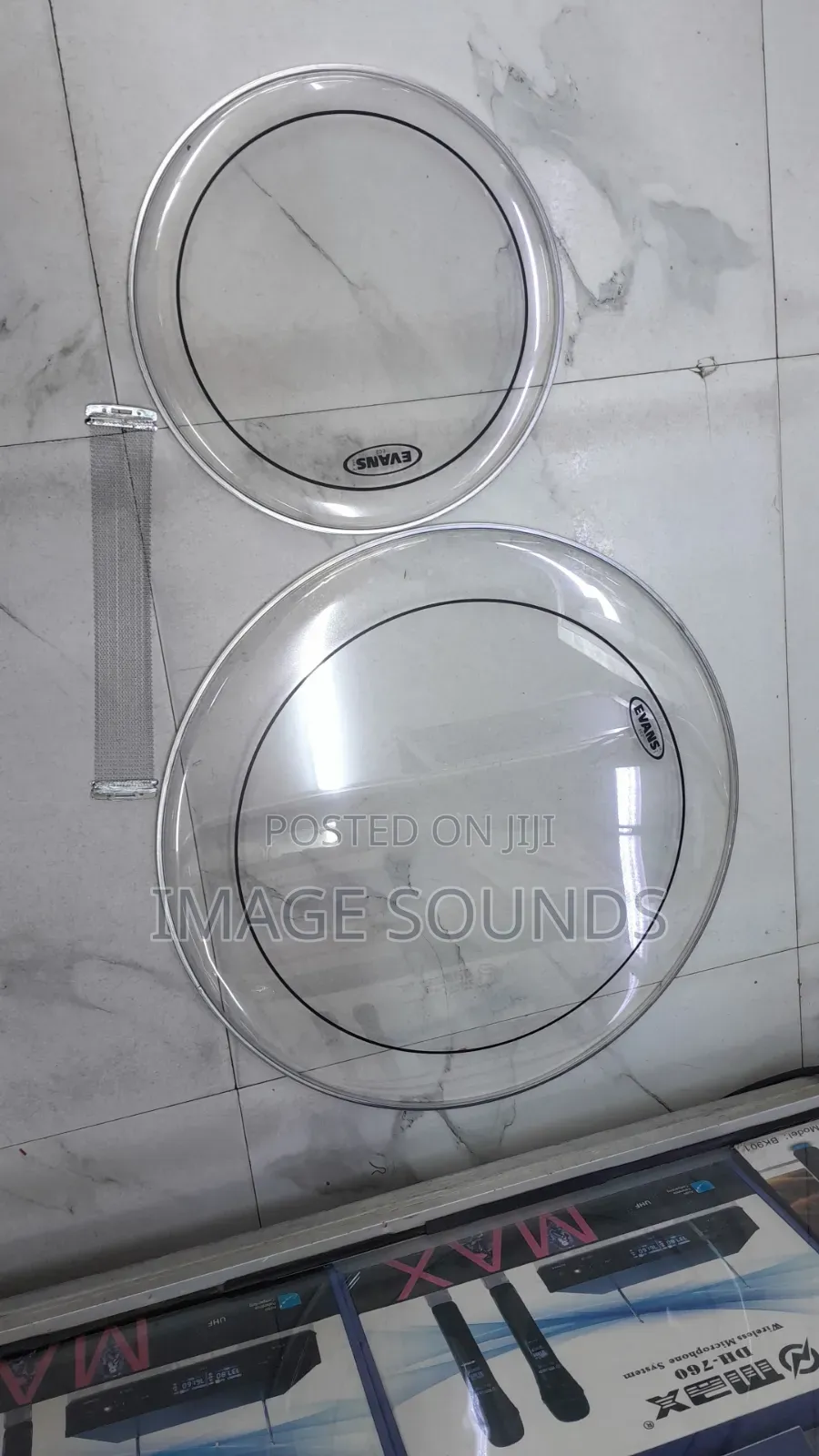 Snare Skin Top 14inch, Bass Skin 22inch and Snare Wire