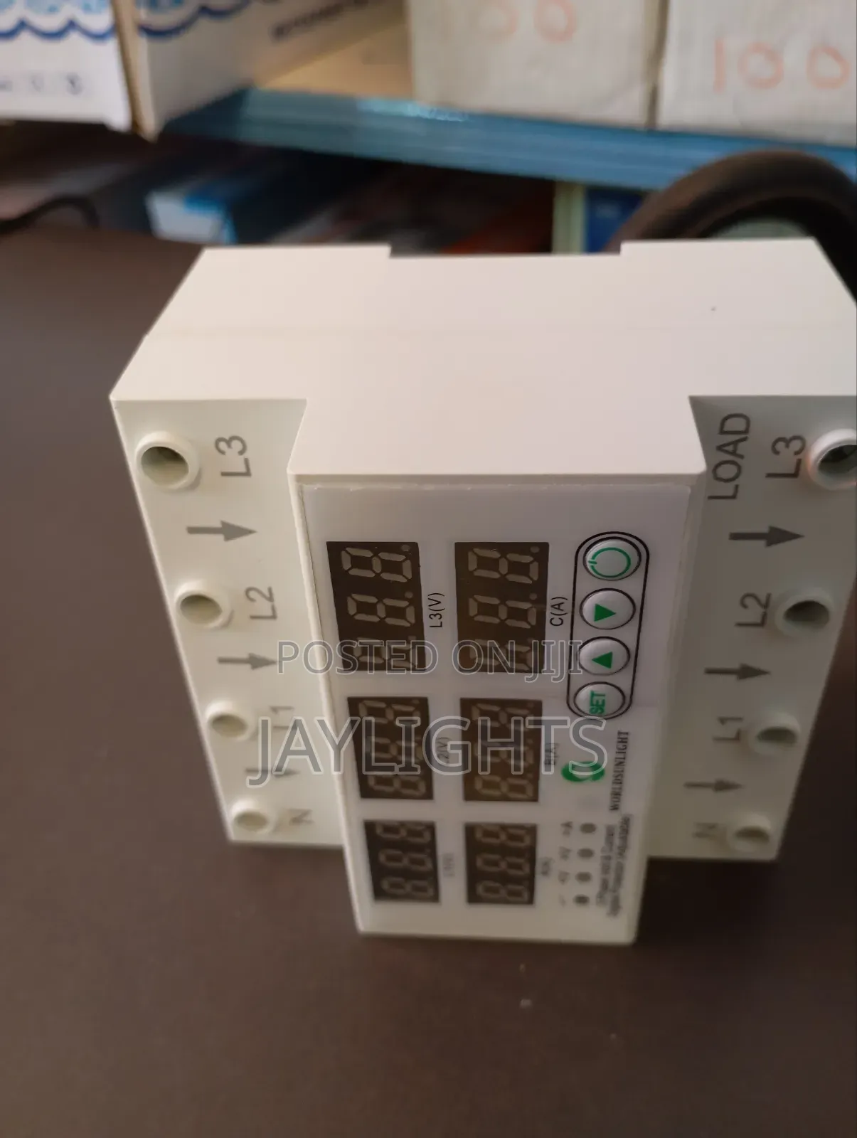 Din Rail AVS 4P 63A Three-Phase 230V Digital Adjustable