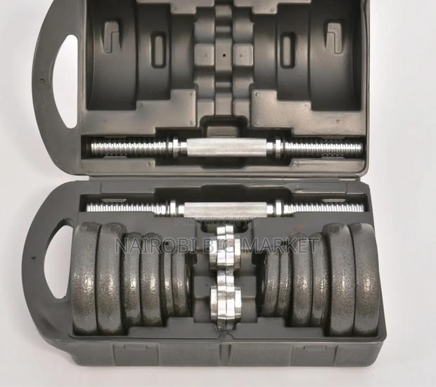 20 Kg Chrome Dumbel Set - main view