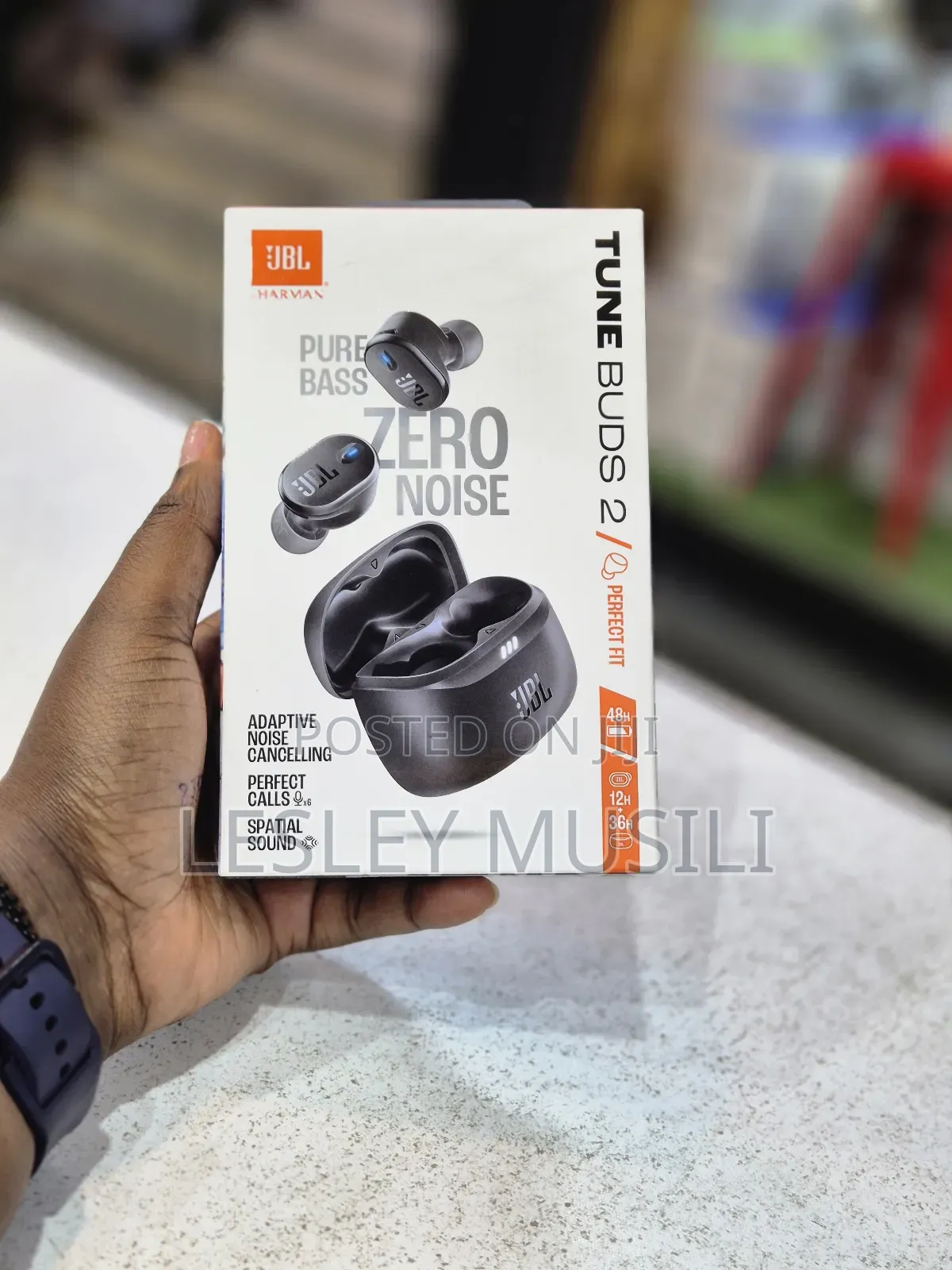 JBL TUNE BUDS 2 With Adaptive Noise Cancellation Black