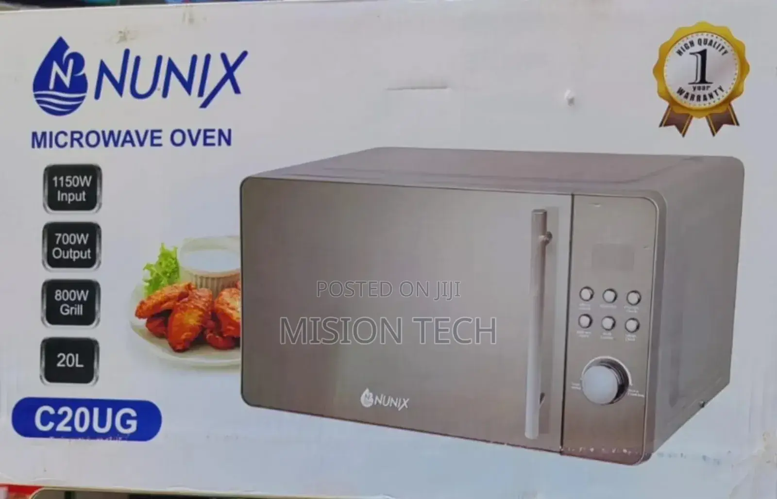 Nunix C20UG Digital Microwave Oven With Grill 