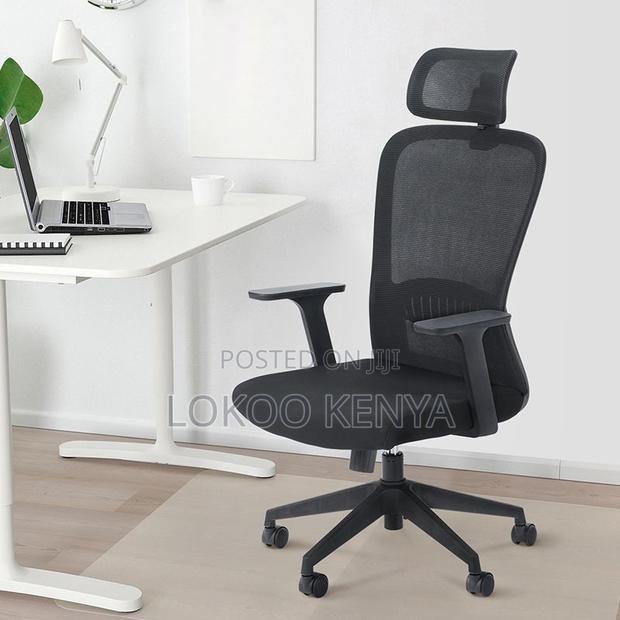 Office Chair :Adjustable Headrest Office Chair