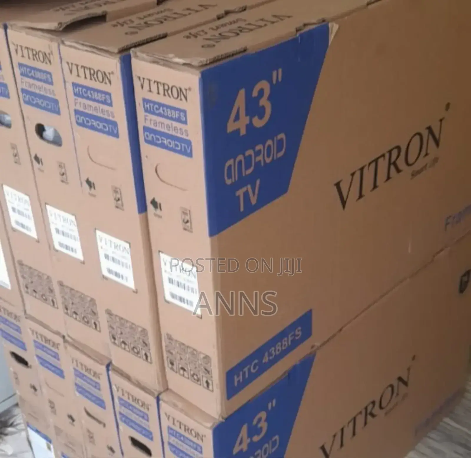 Vitron 43" New Model Tv With Blue