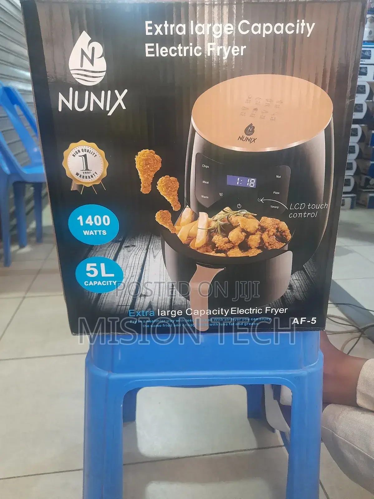 Nunix 5L Air Fryer AF-5• 