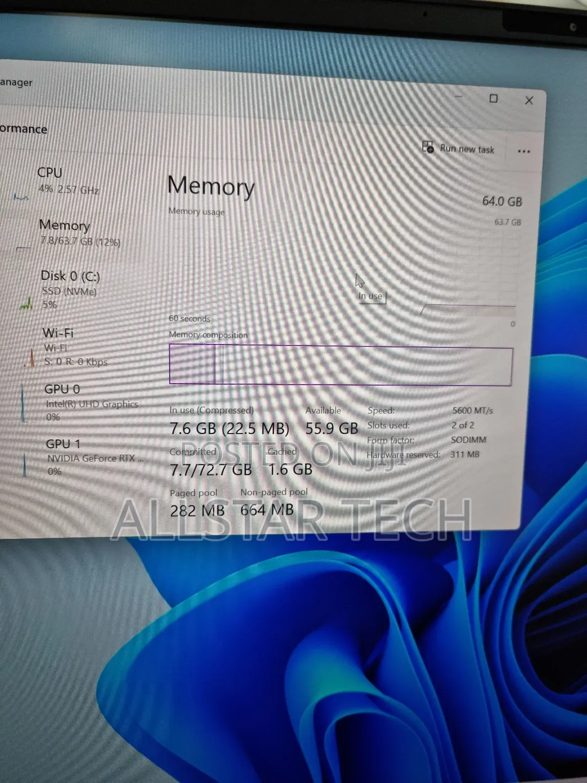 Laptop 64GB Intel Core I9 SSD 4T