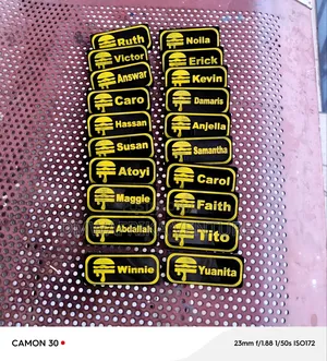 Staff Name Tags