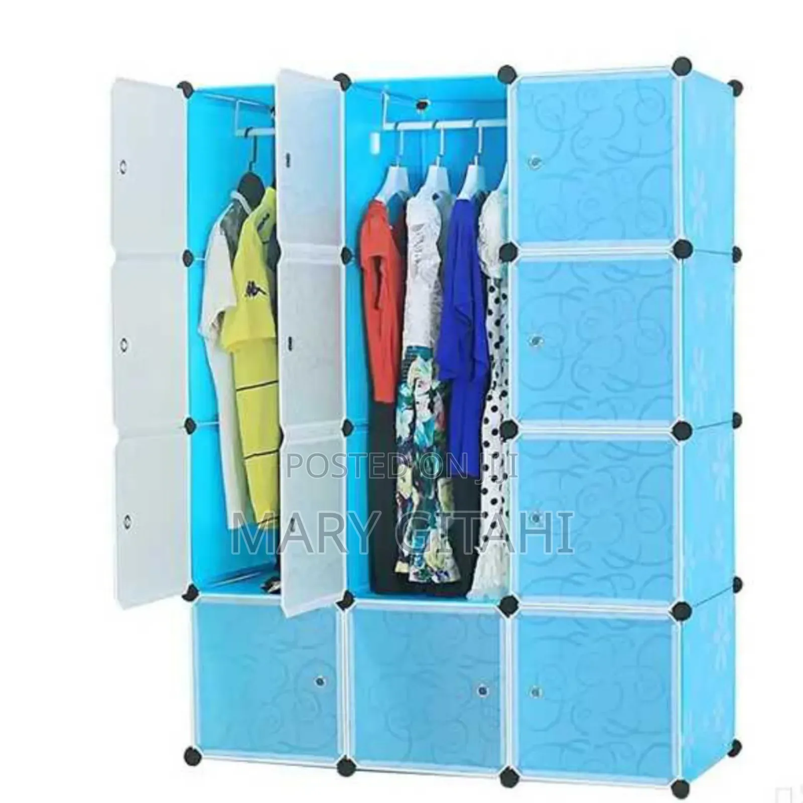 Portable Wardrobe 3 Column -