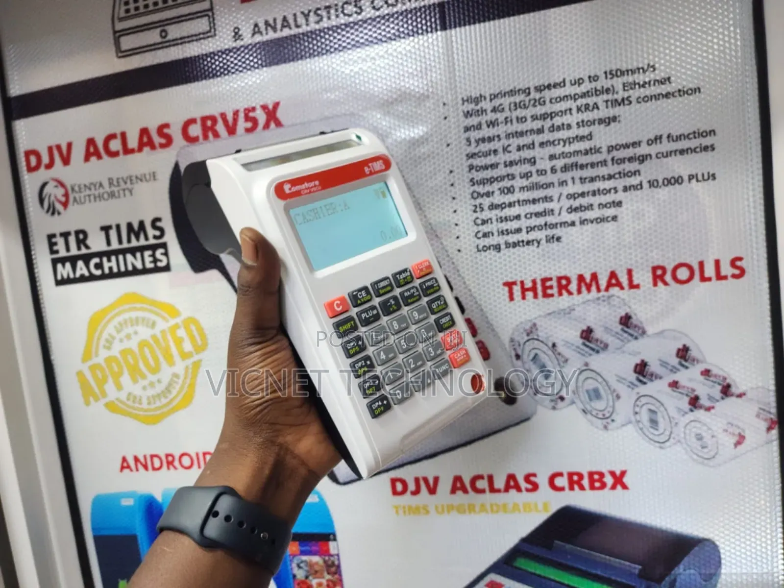 Etr Receipt Machine Available Etims Enabled