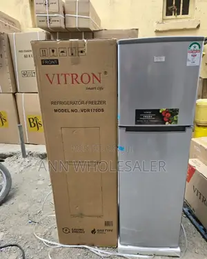 Vitron Double Door 170L Silver Fridge