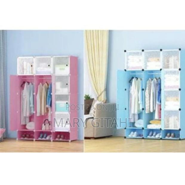 Portable Wardrobe 3 Column**
