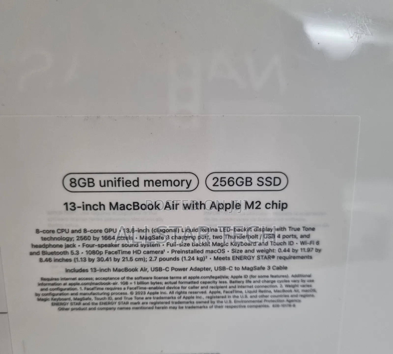 New Laptop Apple MacBook Air 2022 M2 8GB Intel Core I5 SSD 256GB