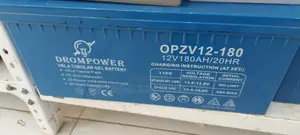 Drompower 12v 180ah Vrla Tubular Gel Battery.