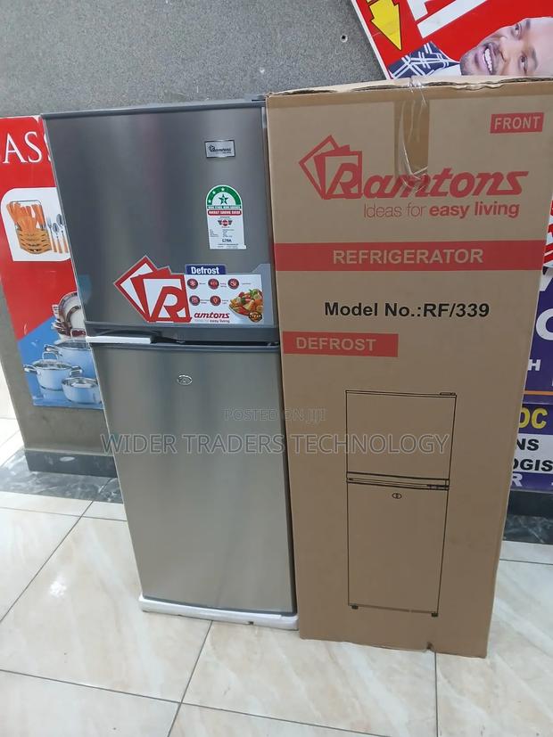 Ramtons 138litres Doubledoor Fridge Rf/339 Silver