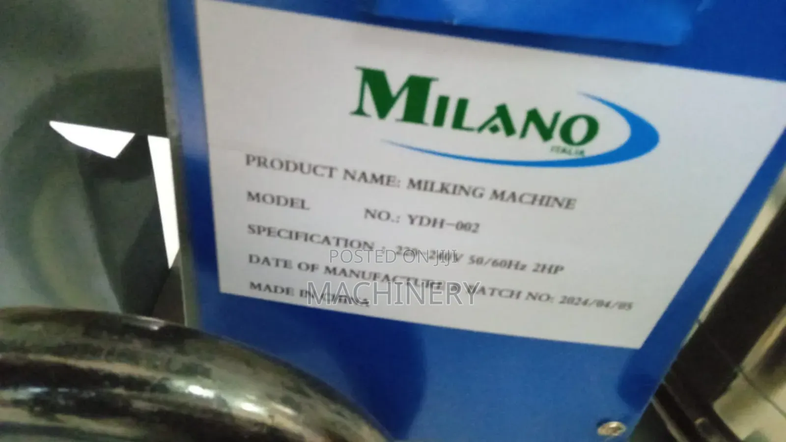 Milano Double Milking Machine