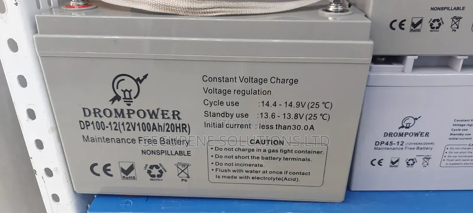Drompower DP100-12 Battery,