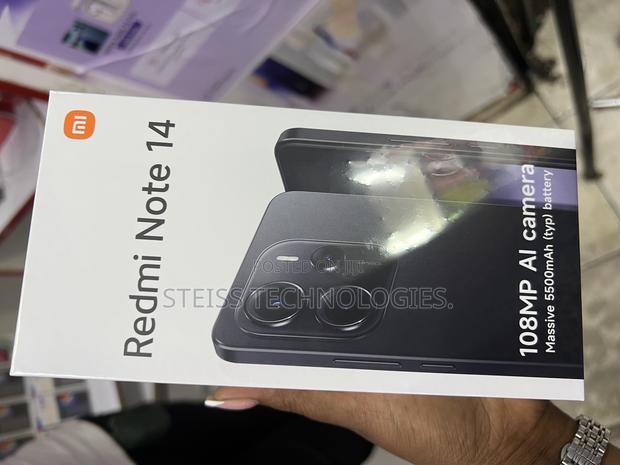 New Xiaomi Redmi Note 14 Triple 50 MP / 8 MP / 2 MP Black - thumbnail 4