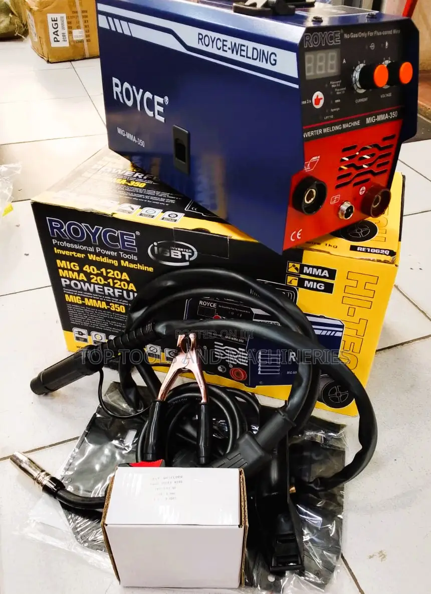 Royce Gasless Mig Mma 350 Inverter Welding Machine