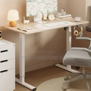Office Tables: Modern Height-Adjustable Executive Work Desk