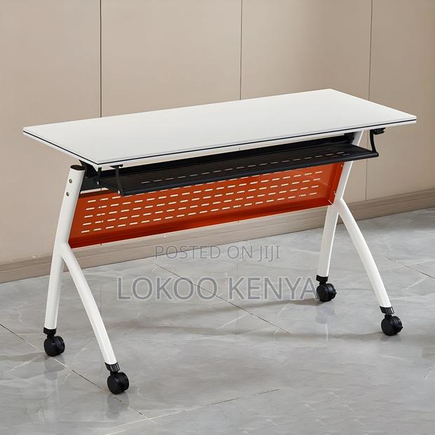 Office Table : Movable Sturdy Training Office Table