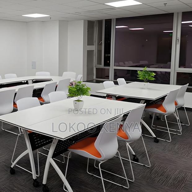 Office Table : Movable Sturdy Training Office Table - thumbnail 4
