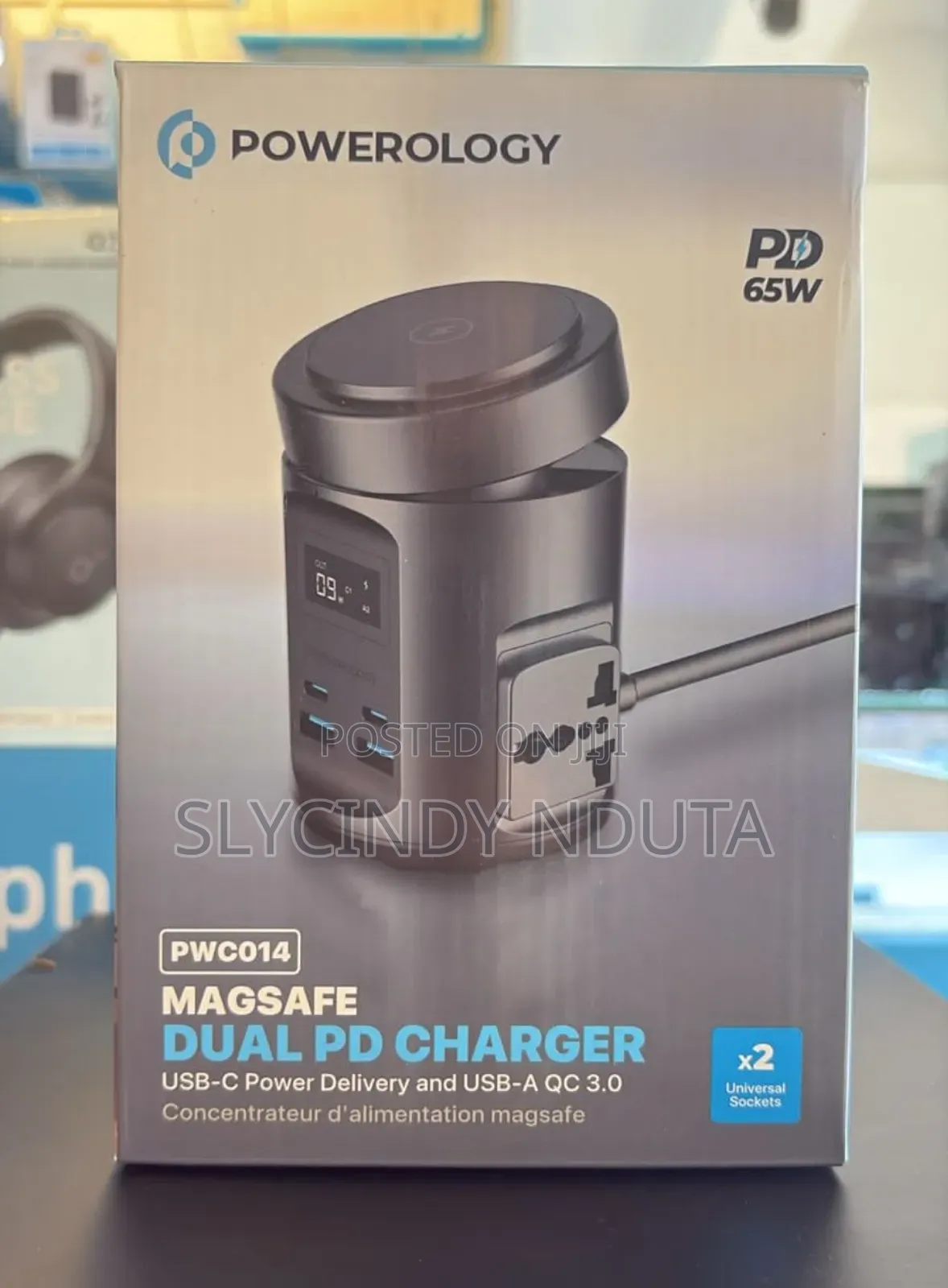 Powerlogy Dual PD Charger With Magsafe