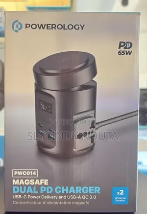 Powerlogy Dual PD Charger With Magsafe