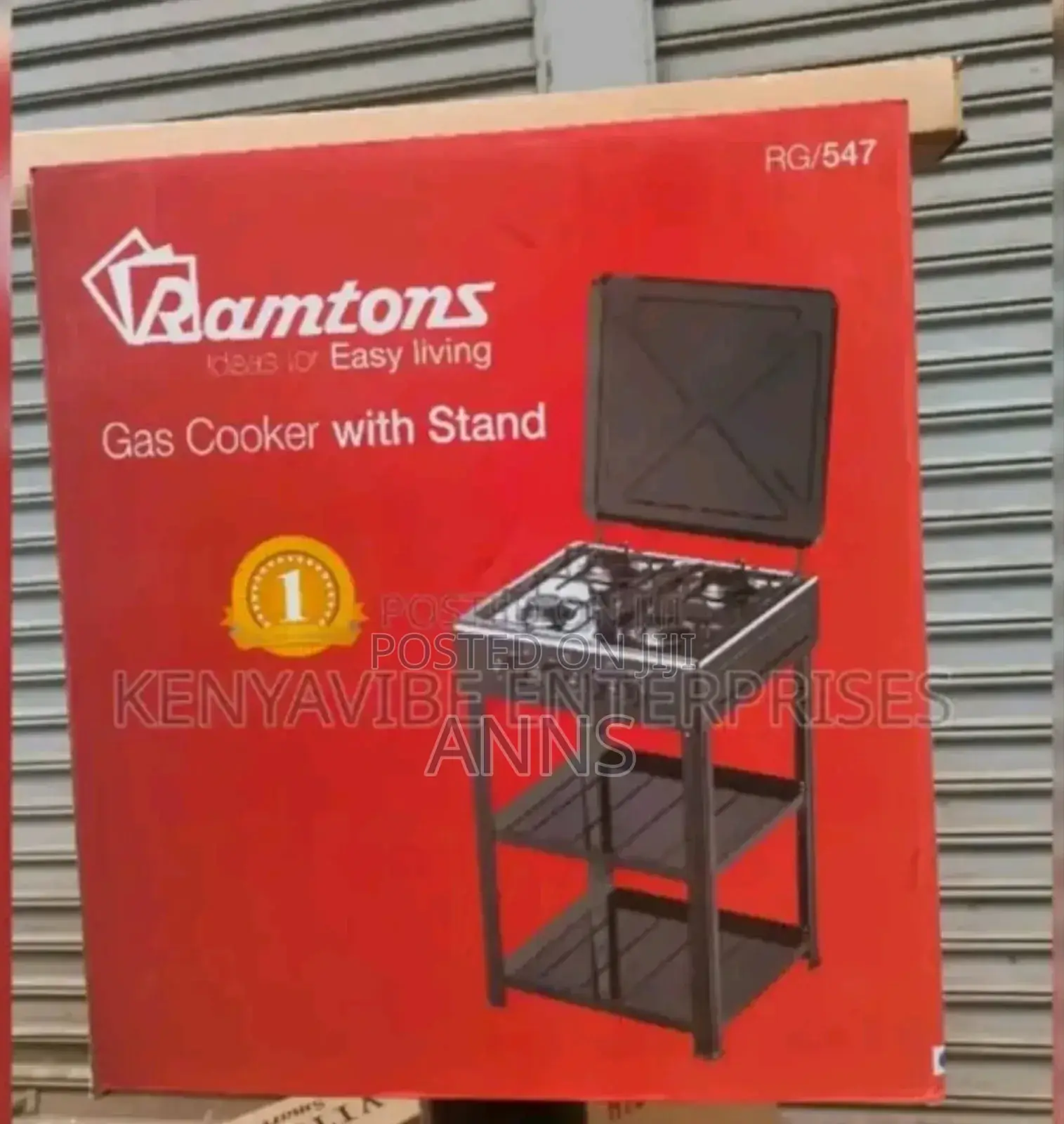 Ramton 4 Gas Cooker With Shelves