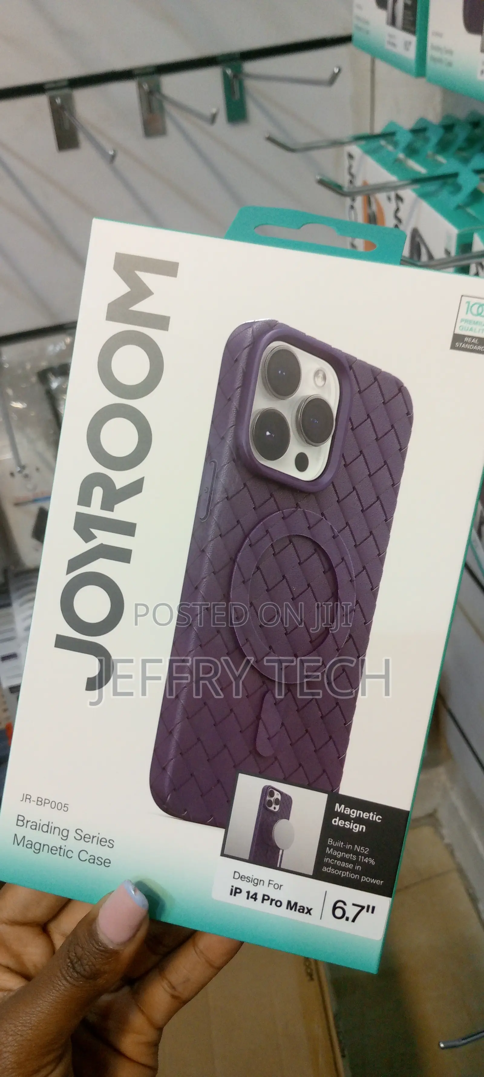 Joyroom Braided Magsafe Case for iPhone 14 Pro Max