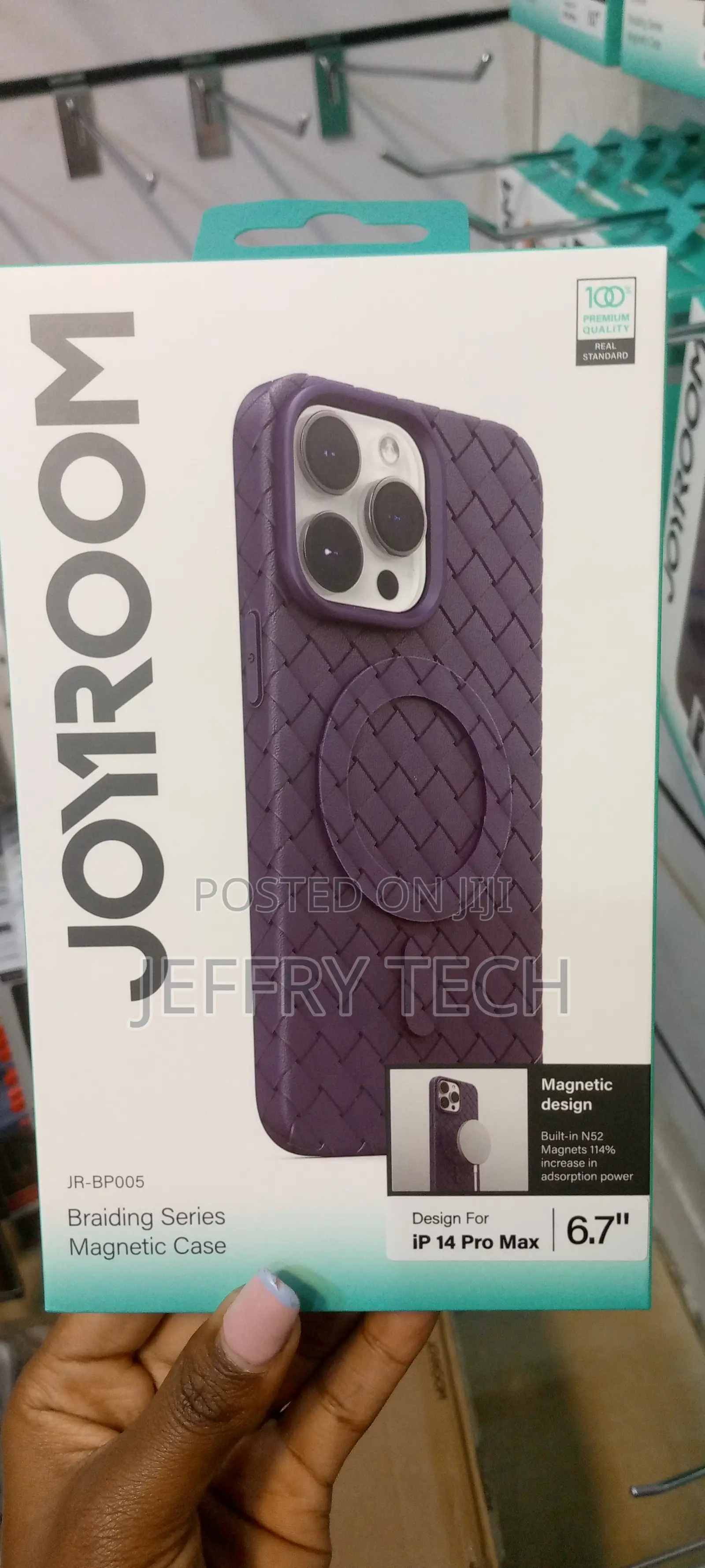 Joyroom Braided Magsafe Case for iPhone 14 Pro Max