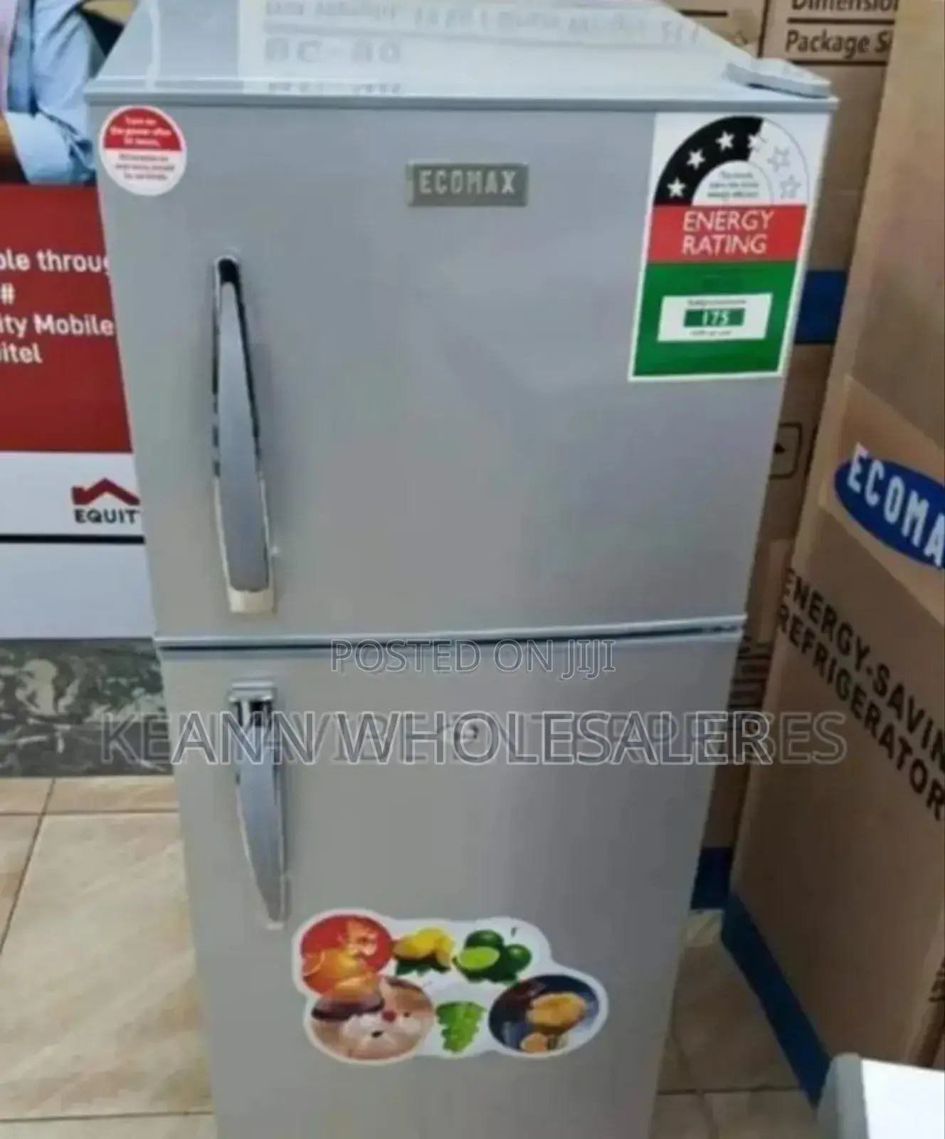 Volsmart 138litres Double Door Fridge