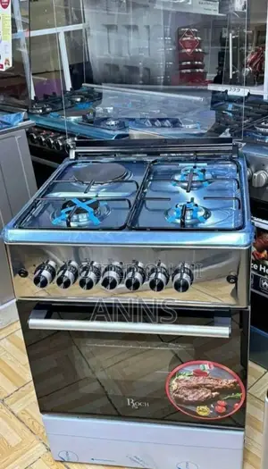Roch 3+1 Free Standing Silver 60/60 Cooker