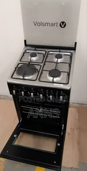 Volsmart Free Standing 3+1 Cooker 50/55cm