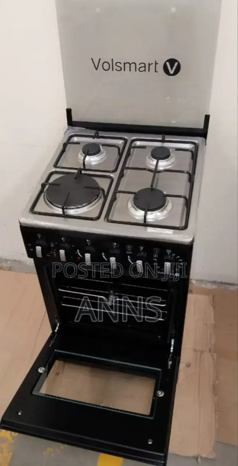 Volsmart Free Standing 3+1 Cooker 50/55cm