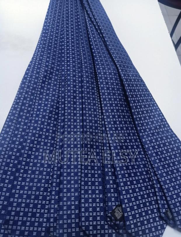 Royalblue Single Geometric Executive Ties - main view