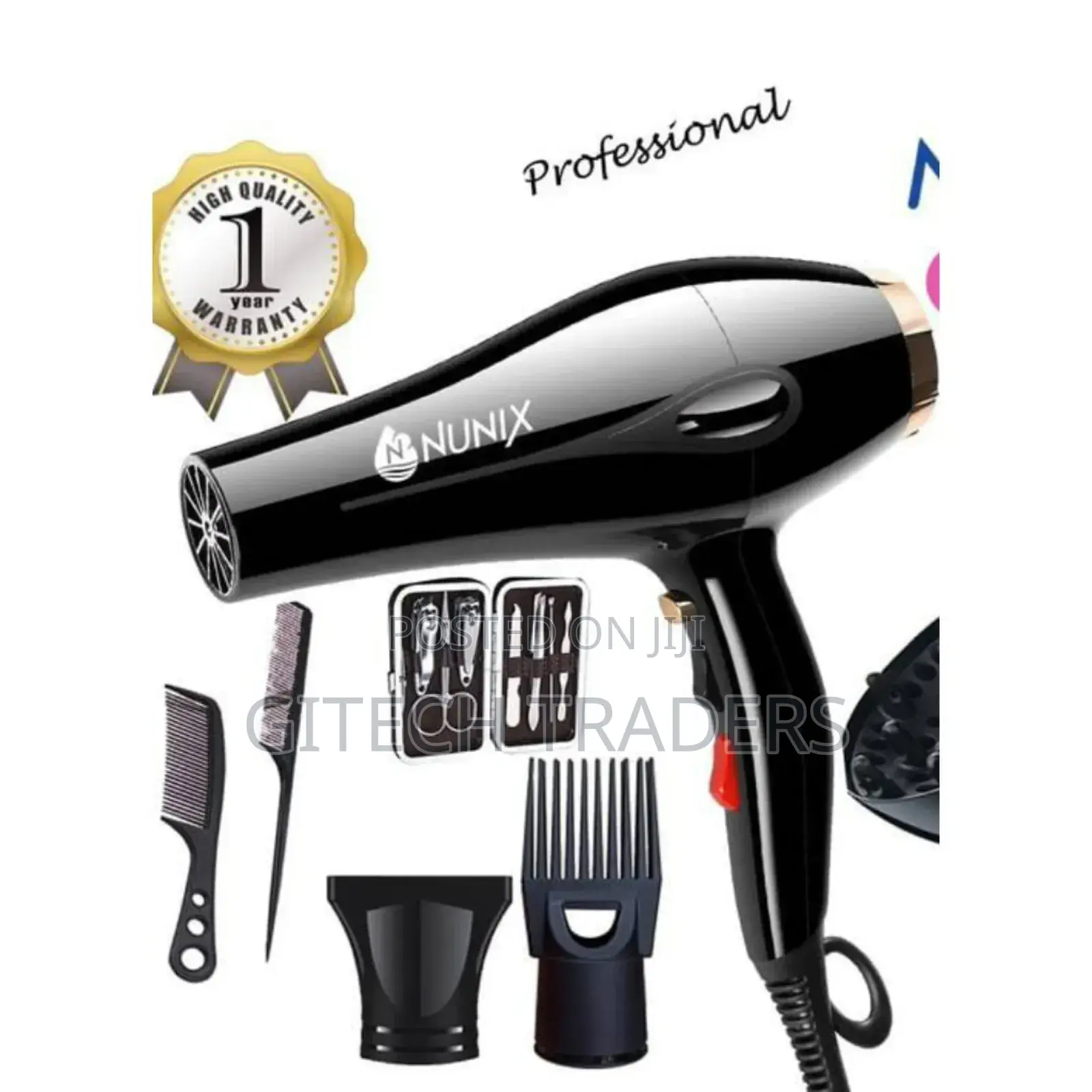 Nunix HD-77C Commercial Blow Dry Hair Dryer