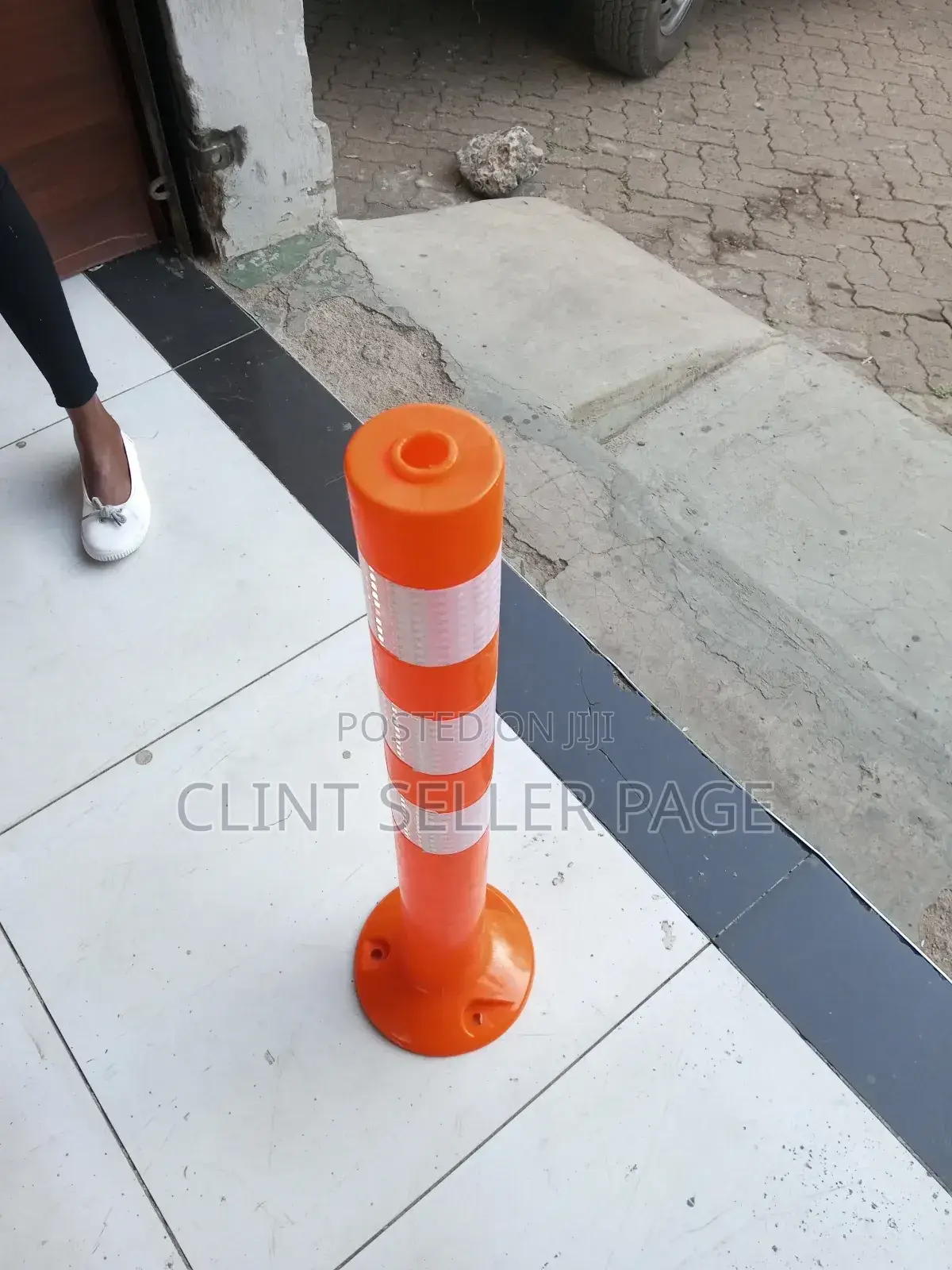 Bollard Warning Post